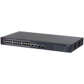 DAHUA CS4228-24GT-375, 24Port, Gigabit, PoE 375W, 2 Port Uplink, 2 Port SFP Gigabit Combo, Cloud Yönetilebilir, Switch