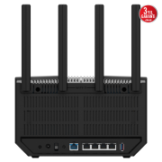 ASUS RT-BE92, BE9700, 4 Port, 9700Mbps, Tri Band, 6GHz WİFİ 7, AiMesh, Gigabit Extendable Router