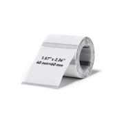 NIIMBOT T40 Etiket 40mm x 60mm 125 adet Şeffaf  (B1,B21S,B3S)