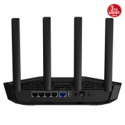 ASUS TUF-BE3600, BE3600, 4 Port, 3600Mbps, Dual Band, WİFİ 7, AiMesh, AiProtection Pro, GAMING Extendable Router