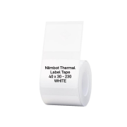 NIIMBOT T40 Etiket 40mm x 30mm 230 adet Beyaz  (B1,B21S,B3S)