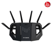 ASUS TUF-BE6500, BE6500, 3 Port, 6500Mbps, Dual Band, WİFİ 7, AiMesh, AiProtection Pro, GAMING Extendable Router