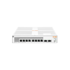 HP Aruba Instant On, JL681A, 1930-8G, 8Port, GigaBit, PoE 124W, 2 Port Gigabit SFP, Yönetilebilir, Rack Mount Switch