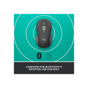 LOGITECH 910-006253, M650 Signature, Siyah, Sağ El, USB Nano 2,4G Kablosuz, 4000dpi, Optik, 5 Tuşlu, 24ay Pil Ömrü, Sessiz Mouse
