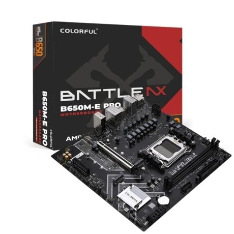 COLORFUL BATTLE-AX B650M-E PRO V14 2xDDR5 HDMI+DP 16X 2xM.2 AM5 ANAKART
