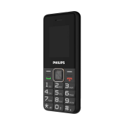 PHILIPS Xenium E6105, 128Mb, Siyah, 48Mb Ram, 1,77inc Ekran, 4G Çift Sim Desteği, FM Radyo, 1000mAh Pil, Türkiye KVK Garantili