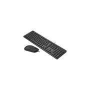 A4 TECH KR-3330S, Siyah, USB Kablolu, Türkçe Q, Multimedya, Klavye Mouse Set
