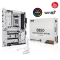 ASUS B850 MAX GAMING WIFI W, 4xDDR5, 3x M2, HDMI, DP, Type-C, Wi-Fi 6E, Bluetooth v5.3, AM5 Soket GAMING BEYAZ Anakart