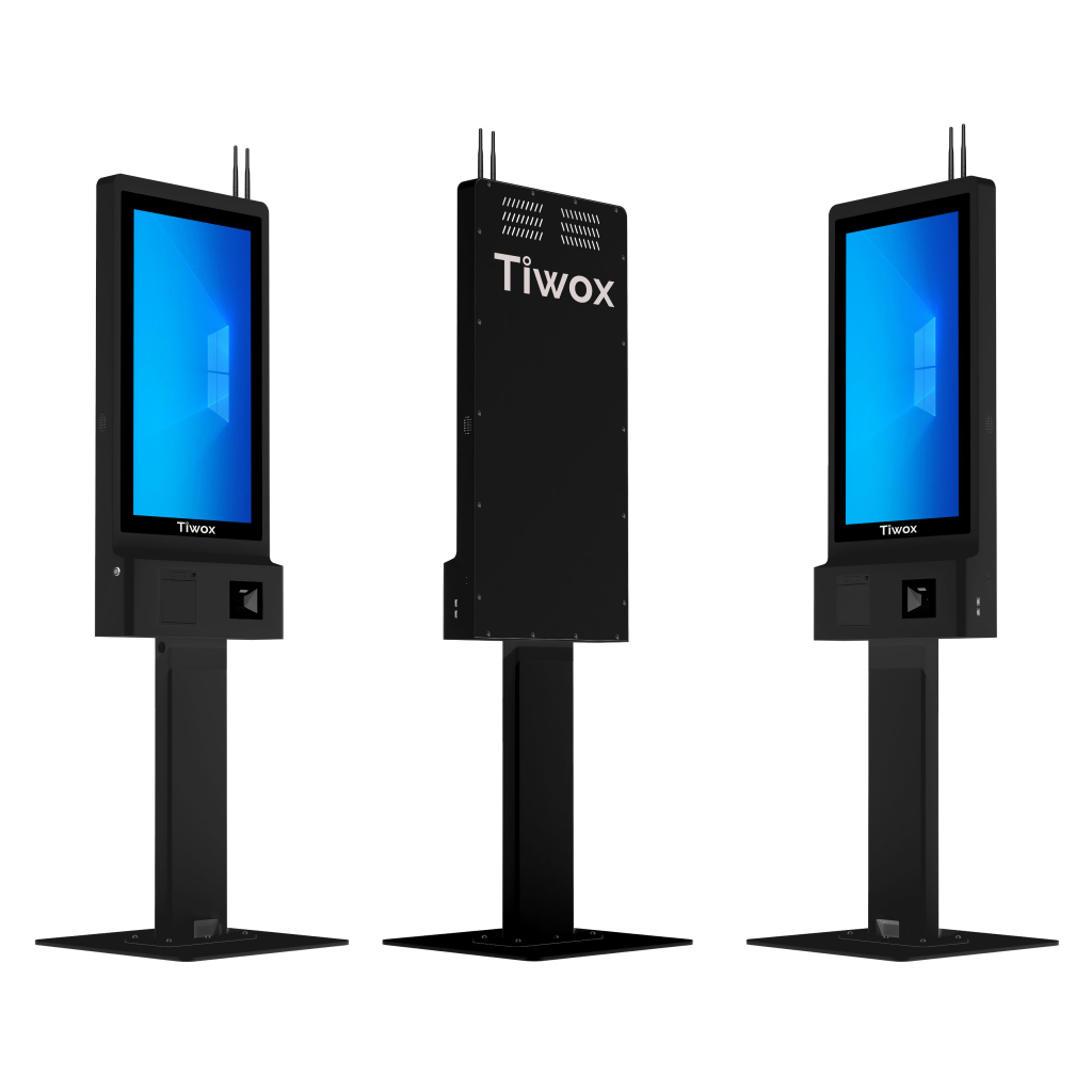 Tiwox K-3250B, 32" Led Panel, Intel i7 5.Gen, 16Gb Ram, 256Gb SSD, Wi-Fi, 80mm Barkod Yazıcı, 2D Okuyucu, KİOSK (Siyah)