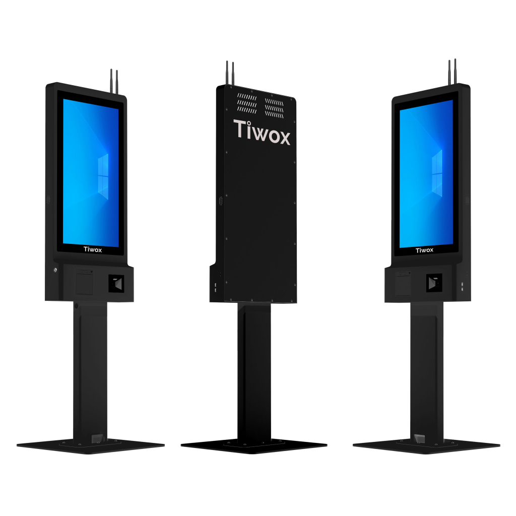 Tiwox K-3250B, 32'' Led Panel, Intel i7 5.Gen, 16Gb Ram, 256Gb SSD, Wi-Fi, 80mm Barkod Yazıcı, 2D Okuyucu, KİOSK (Siyah)
