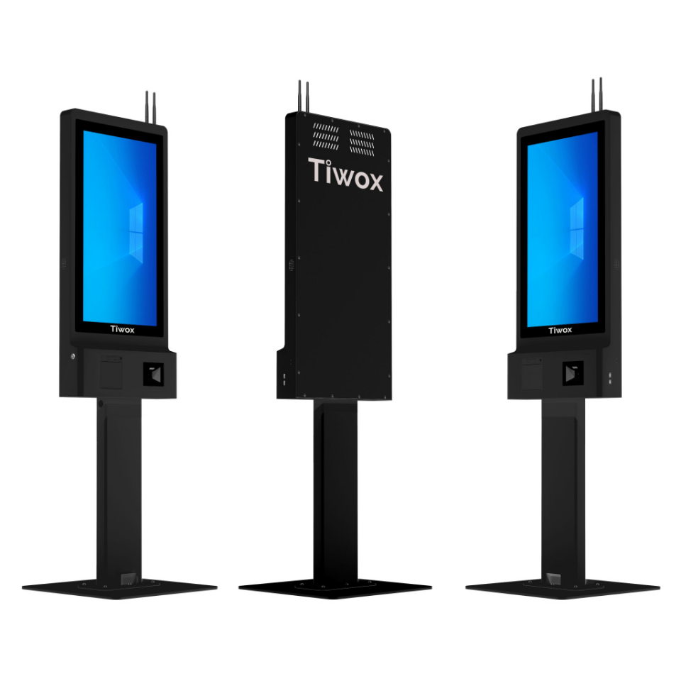 Tiwox K-3250B, 32'' Led Panel, Intel i7 5.Gen, 16Gb Ram, 256Gb SSD, Wi-Fi, 80mm Barkod Yazıcı, 2D Okuyucu, KİOSK (Siyah)