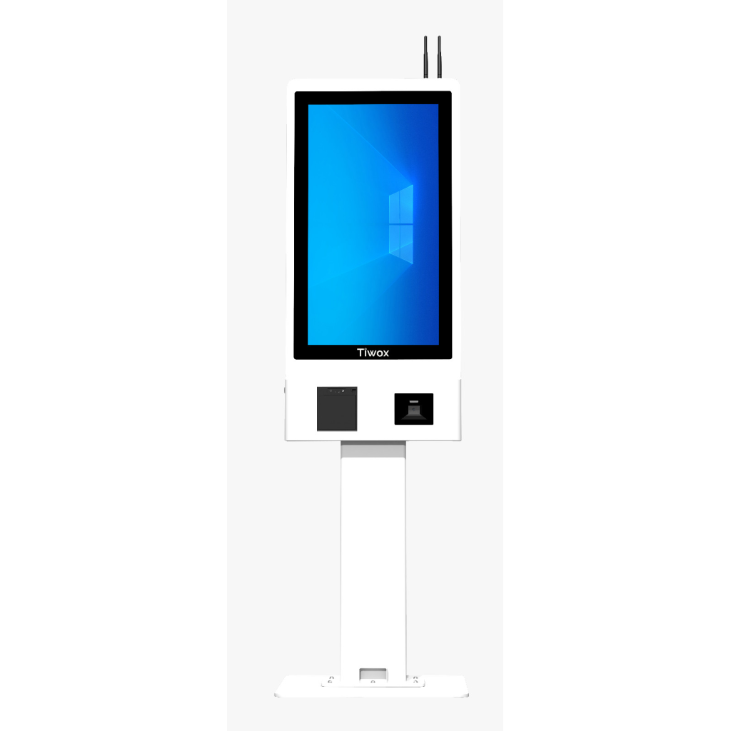 Tiwox K-3250W, 32" Led Panel, Intel i7 5.Gen, 16Gb Ram, 256Gb SSD, Wi-Fi, 80mm Barkod Yazıcı, 2D Okuyucu, KİOSK (Beyaz)