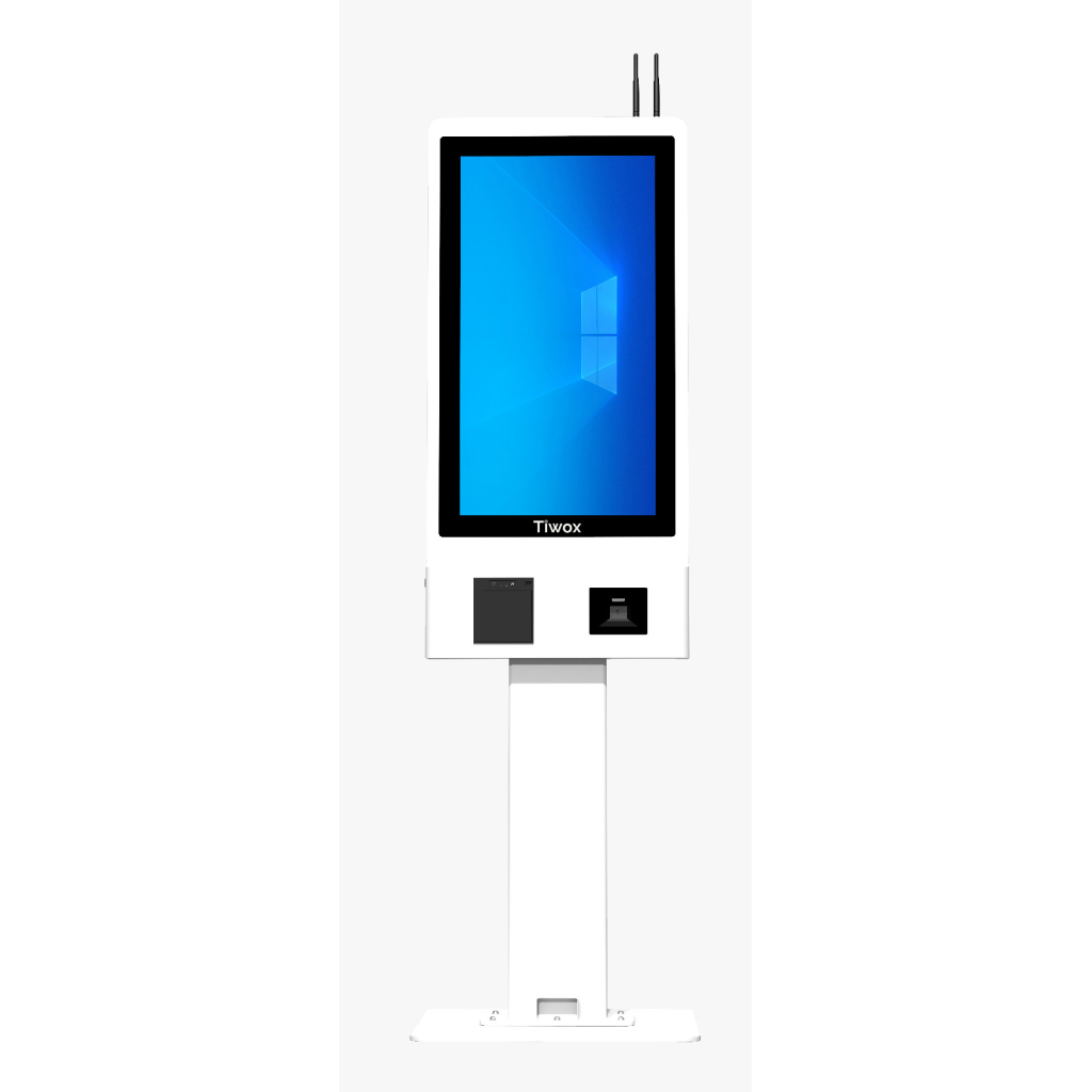 Tiwox K-3250W, 32'' Led Panel, Intel i7 5.Gen, 16Gb Ram, 256Gb SSD, Wi-Fi, 80mm Barkod Yazıcı, 2D Okuyucu, KİOSK (Beyaz)