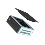 PELADN WO4 Serisi, AMD Ryzen 7 5700U, 16Gb Ram, 512Gb SSD, 1xHDMI, 1xDP,  4xUSB, 1xType-C, 2xLAN, Paylaşımlı Ekran Kartı, Wi-Fi6, Bluetooth 5.2, Windows 11 Pro, MFF MiniPC