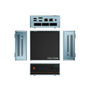 PELADN WO4 Serisi, AMD Ryzen 7 5700U, 16Gb Ram, 512Gb SSD, 1xHDMI, 1xDP,  4xUSB, 1xType-C, 2xLAN, Paylaşımlı Ekran Kartı, Wi-Fi6, Bluetooth 5.2, Windows 11 Pro, MFF MiniPC