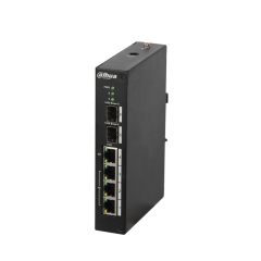 DAHUA PFS3206-4P-96, 3 Port, Megabit, Poe 30W, 1 Port Gigabit PoE 60W, 2 Port Gigabit SFP, Endüstriyel, Yönetilemez, Masaüstü Switch