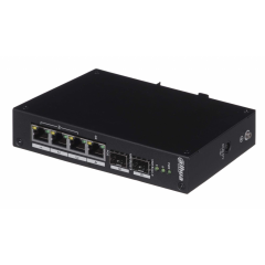 DAHUA PFS3206-4P-96, 3 Port, Megabit, Poe 30W, 1 Port Gigabit PoE 60W, 2 Port Gigabit SFP, Endüstriyel, Yönetilemez, Masaüstü Switch