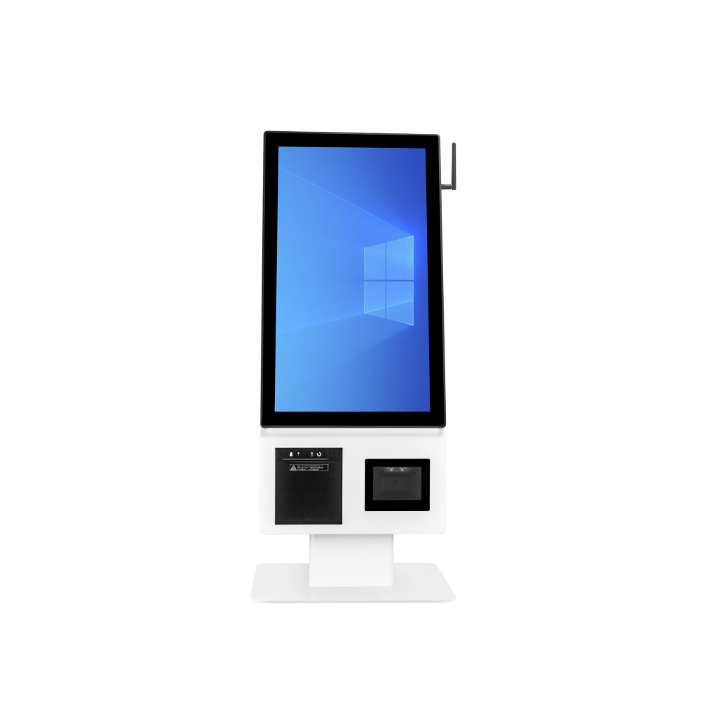Tiwox S-1250, 21,5" Led Panel, Intel i7 5.Gen, 16Gb Ram, 256Gb SSD, Wi-Fi, 80mm Barkod Yazıcı, 2D Okuyucu, KİOSK (Beyaz)