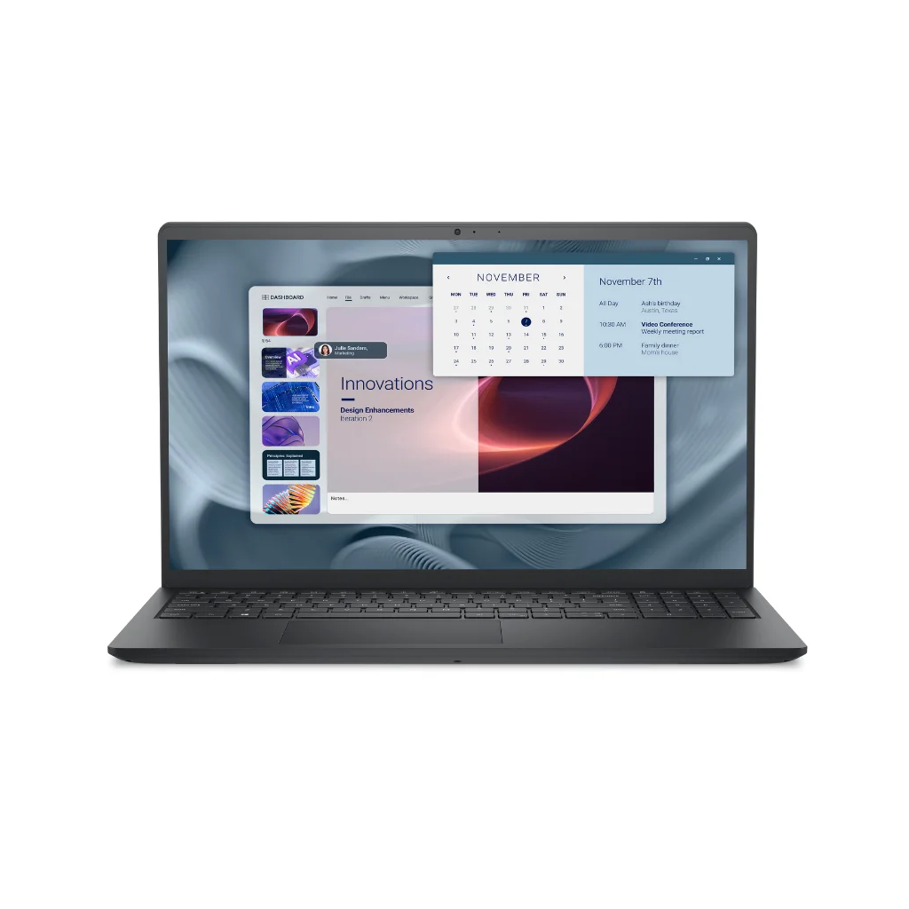 DELL Pro 15 Essential PV15250, i3-100U, 15,6" FHD 8Gb Ram, 512Gb SSD, Paylaşımlı Ekran Kartı, Free Dos Notebook