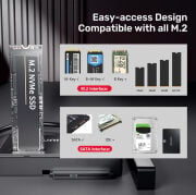 UNITEK USB-C TO M.2 NVME+SATA III DÖNÜŞTÜRÜCÜ (S1232A01-EU)