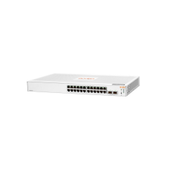 HP Aruba Instant On, JL812A, 1830-24G, 24Port, GigaBit, 2 Port Gigabit SFP, Yönetilebilir, Rack Mount Switch
