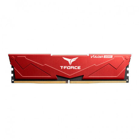 TEAM T-FORCE VULCAN RED 16GB 6000MHz DDR5 GAMING PC RAM FLRD516G6000HC38A01