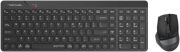 A4 TECH FG2400 Q SILENT 2.4 GHZ AİR2 SİYAH KLAVYE+MOUSE