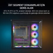 JAMES DONKEY STARK S801 7X ARGB 650W GAMING CASE BLACK