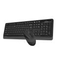 A4 TECH FG1010 KABLOSUZ STANDART GRİ Q KLAVYE MOUSE