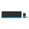 A4 TECH FG1010 KABLOSUZ STANDART MAVİ Q KLAVYE MOUSE