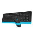 A4 TECH FG1010 KABLOSUZ STANDART MAVİ Q KLAVYE MOUSE