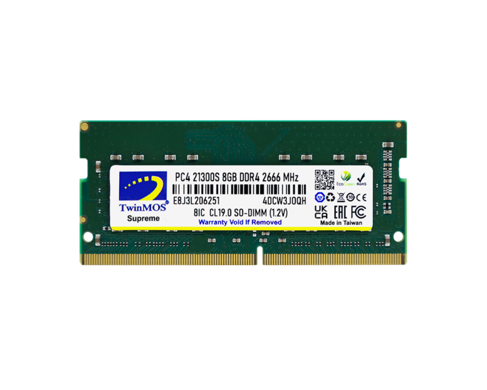 TWINMOS MDD48GB2666N 8GB DDR4 2666Mhz Notebook Bellek