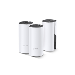 TP-LINK DECO-E4, AC1200, Üçlü Mesh, 1200Mbps, Dual Band, 2Port Megabit Lan, 370m2 kapsama Alanı, Router, Geniş Alan İnternet Ağı Sağlayıcısı