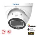 ZANUO ZN-IPC-E3511M-ZAS-L 5MP 2.7MM-13.5MM DUAL LİGHT+SMD+AI  DOME IP KAMERA( Dahili Mikrofon)