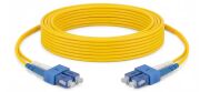 ALFAFONET SC-SC SM G657A 2 DX LSZH PATCHCORD 10 METRE SARI (PCH-SCSCA2DLZZOYE-10)