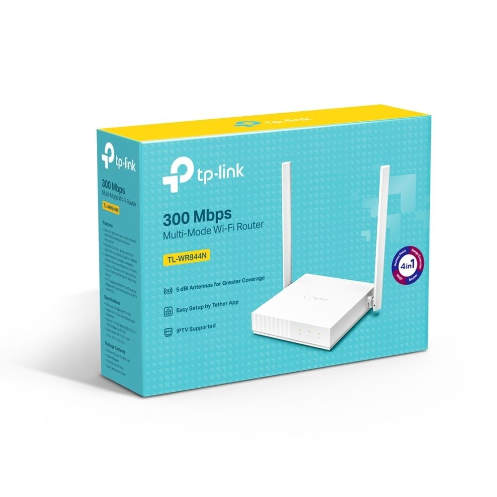 TP-LINK TL-WR844N 4PORT 300Mbps KABLOSUZ ROUTER / ACCESS POİNT / RANGE EXTENDER