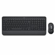LOGITECH MK650 Q Türkçe Bluetooth + 2.4GHZ Standart Siyah Kurumsal Klavye+ Mouse
