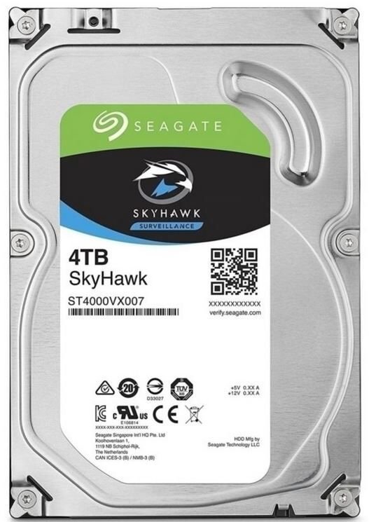 SEAGATE SKYHAWK 4TB ST4000VX016 7/24 GÜVENLİK ( 3 Yıl Garanti )