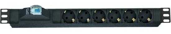 LANDE 6LI ALÜMİNYUM PRİZ 1.5M KABLOLU 1U 19'' TEK SİGORTALI (LN-PRZ-SGT-1U6P-SC-P)