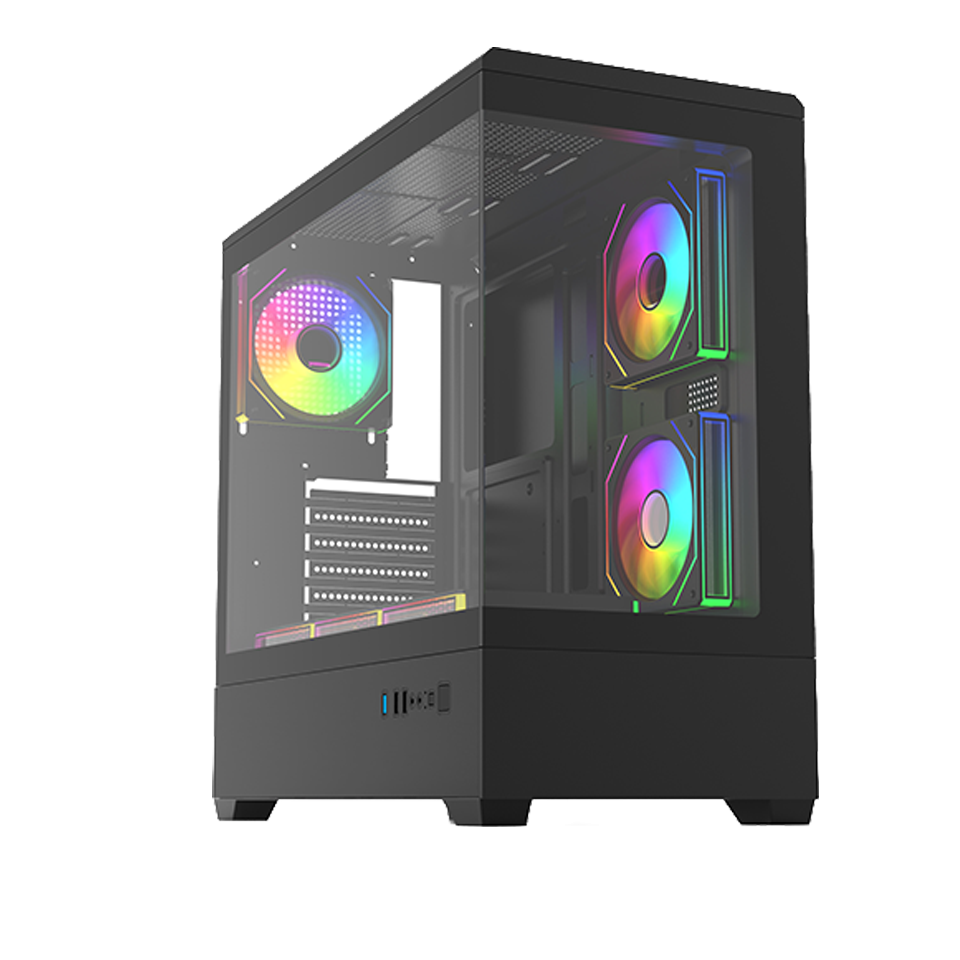 FRISBY FC-9585G TUNDRA 750W 80+ Bronze Siyah Mid Tower ATX Kasa