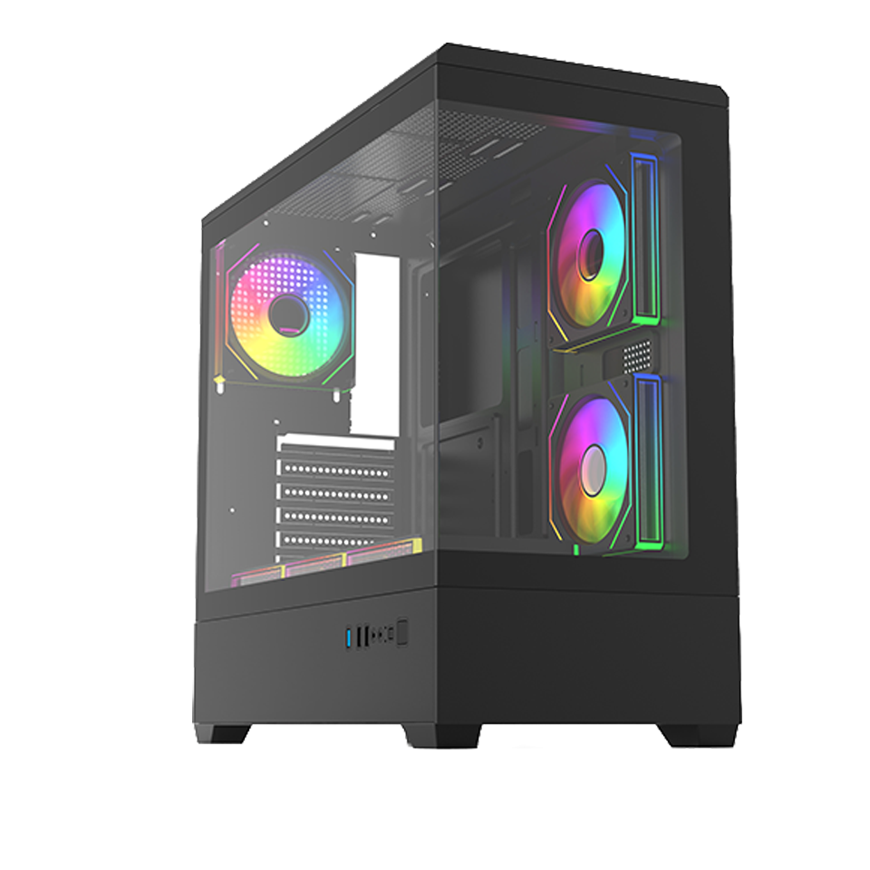 FRISBY FC-9585G TUNDRA 750W 80+ Bronze Siyah Mid Tower ATX Kasa