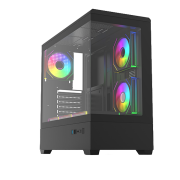 FRISBY FC-9585G TUNDRA 750W 80+ Bronze Siyah Mid Tower ATX Kasa