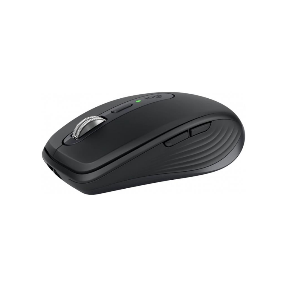LOGITECH 910-006929, MX Anywhere 3S, Siyah, Bluetooth, 8000dpi, Lazer, 6 Tuşlu, USB-C den şarj edilebilir, Mouse