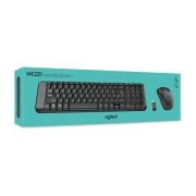 LOGITECH MK220 TÜRKÇE KABLOSUZ SİYAH Q KLAVYE+MOUSE 920-003163