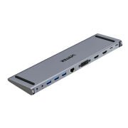 UNITEK UHUB11+ USB-C DISPLAYLINK 4K BAGLANTI ISTASYONU (D1147AGY01)