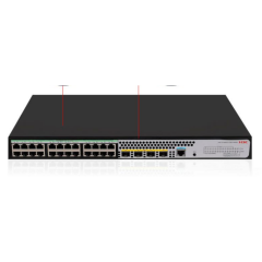 H3C S1850V2-28X, 24 Port, GigaBit, L2, 1 Port GigaBit Uplink, 4 Port 10GigaBit SFP, Web Yönetilebilir, Masaüstü Switch