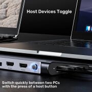 UNITEK UHUB15+ USB-C 4K BAGLANTI ISTASYONU (D1106AGY01)