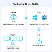 UNITEK UNIVERSAL DISPLAYLINK 4K KVM BAGLANTI ISTASYONU (D1135AGY01)