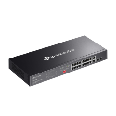 OMADA DS1018GMP, 18 Port Gigabit,  16 Port Gigabit PoE+, 250W, 4 Port Combo Gigabit SFP, Yönetilemez, Rackmount Metal Kasa Switch