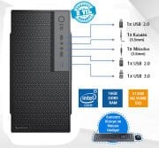 SUNCOM Force SC3-108 i5-4460 16GB 500GB SSD O/B DOS Masaüstü PC Wi-Fi